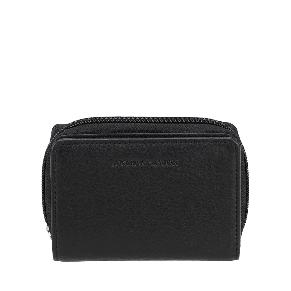 Porte-monnaie et cartes en cuir Ange