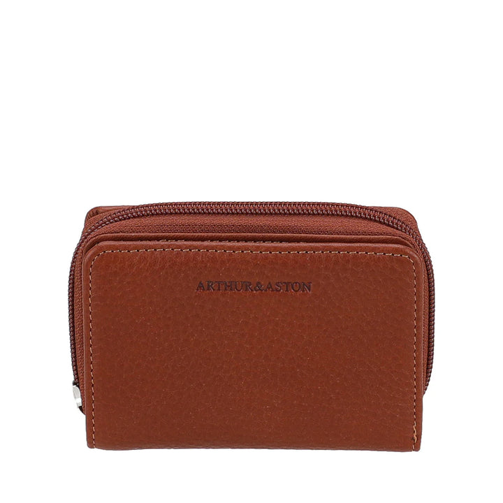 Porte-monnaie et cartes en cuir Ange