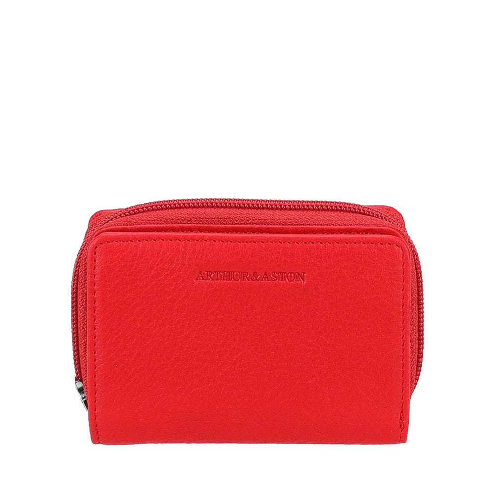Porte-monnaie et cartes en cuir Ange