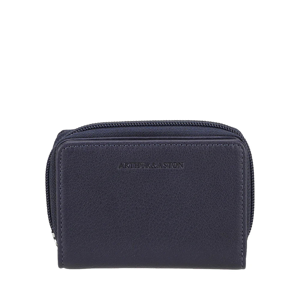 Porte-monnaie et cartes en cuir Ange