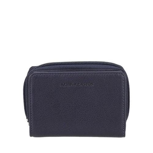 Porte-monnaie et cartes en cuir Ange