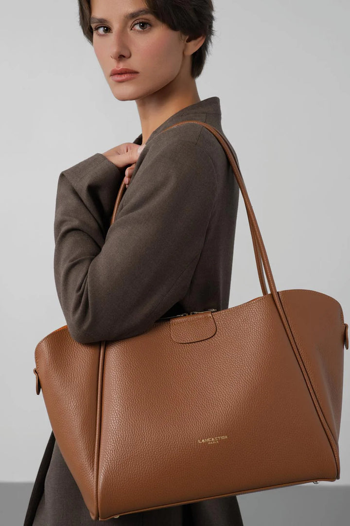 Très grand sac cabas épaule Ida Double Lancaster
