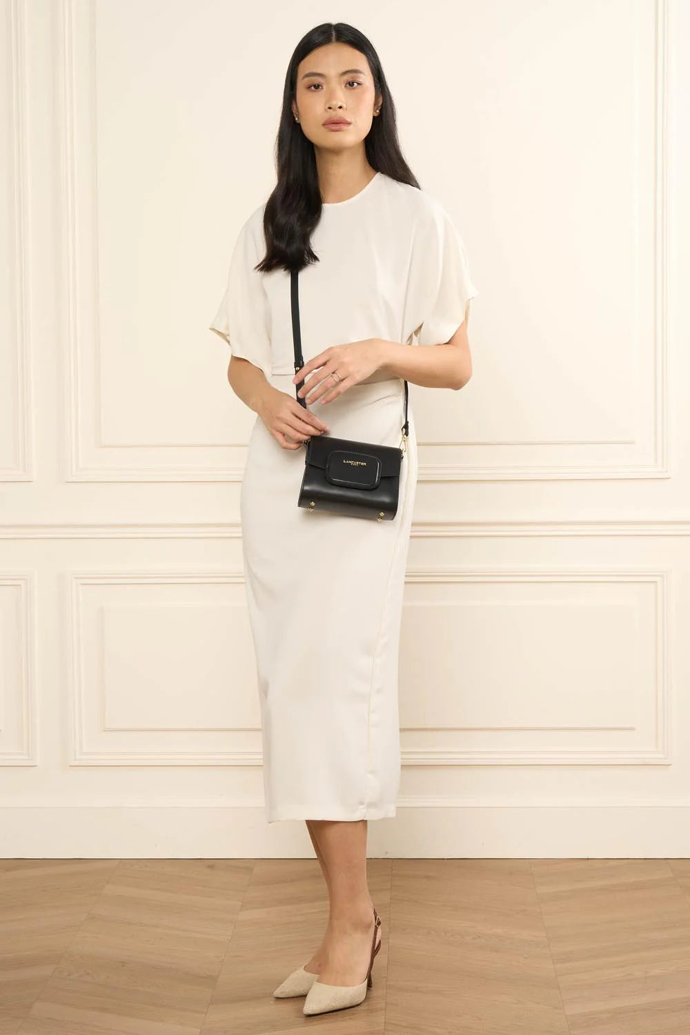 Mini sac trotteur Paris PAD Noir Lancaster