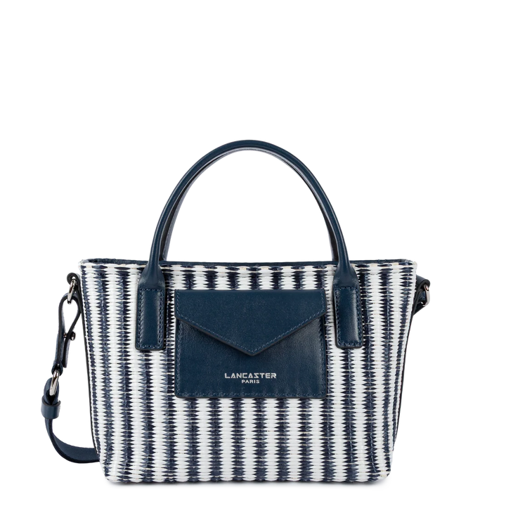 Mini sac cabas main KBA Marinière Osier