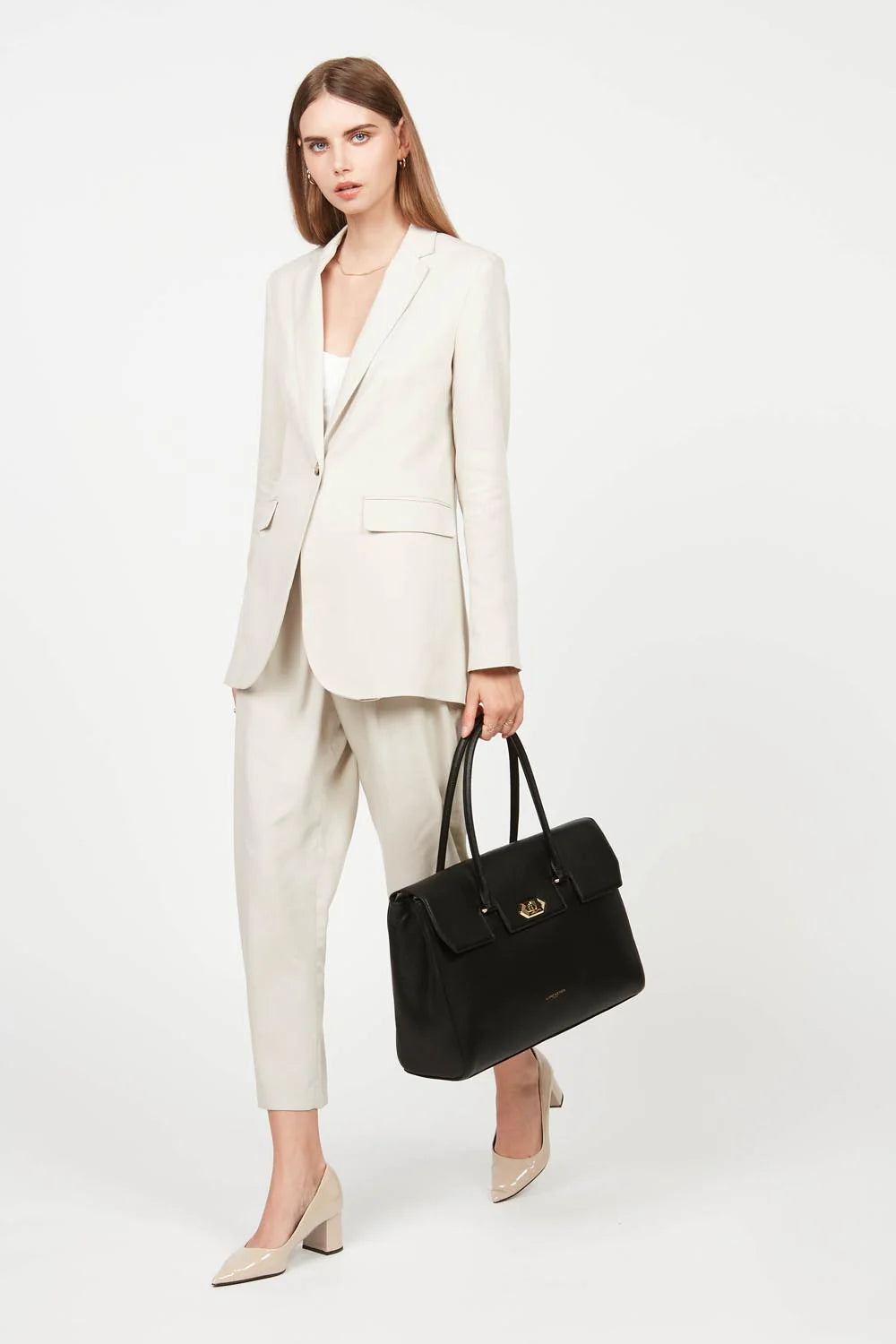 Très grand sac cabas épaule Milano Cosmos Lancaster
