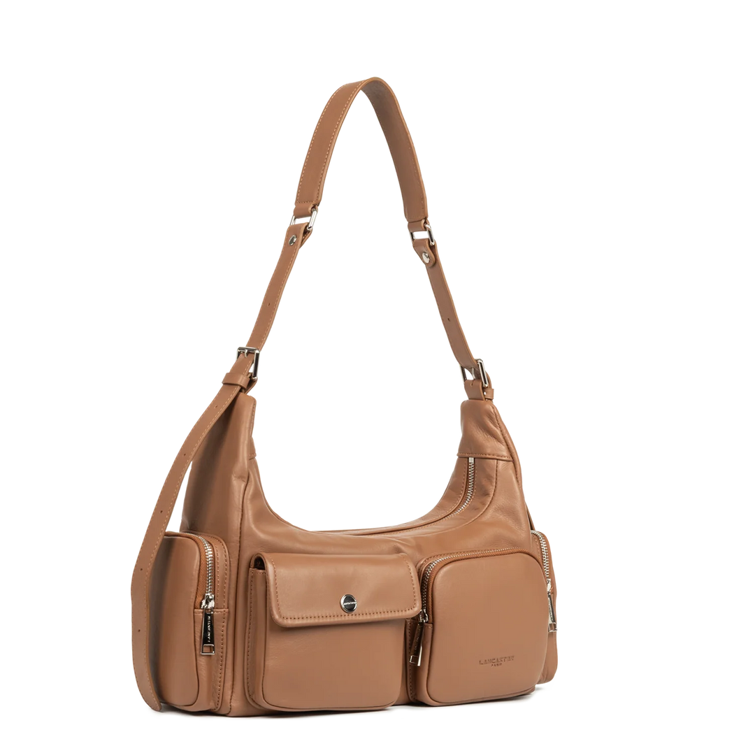 Sac besace Soft Caramella Lancaster