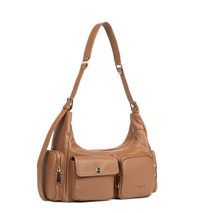 Sac besace Soft Caramella Lancaster