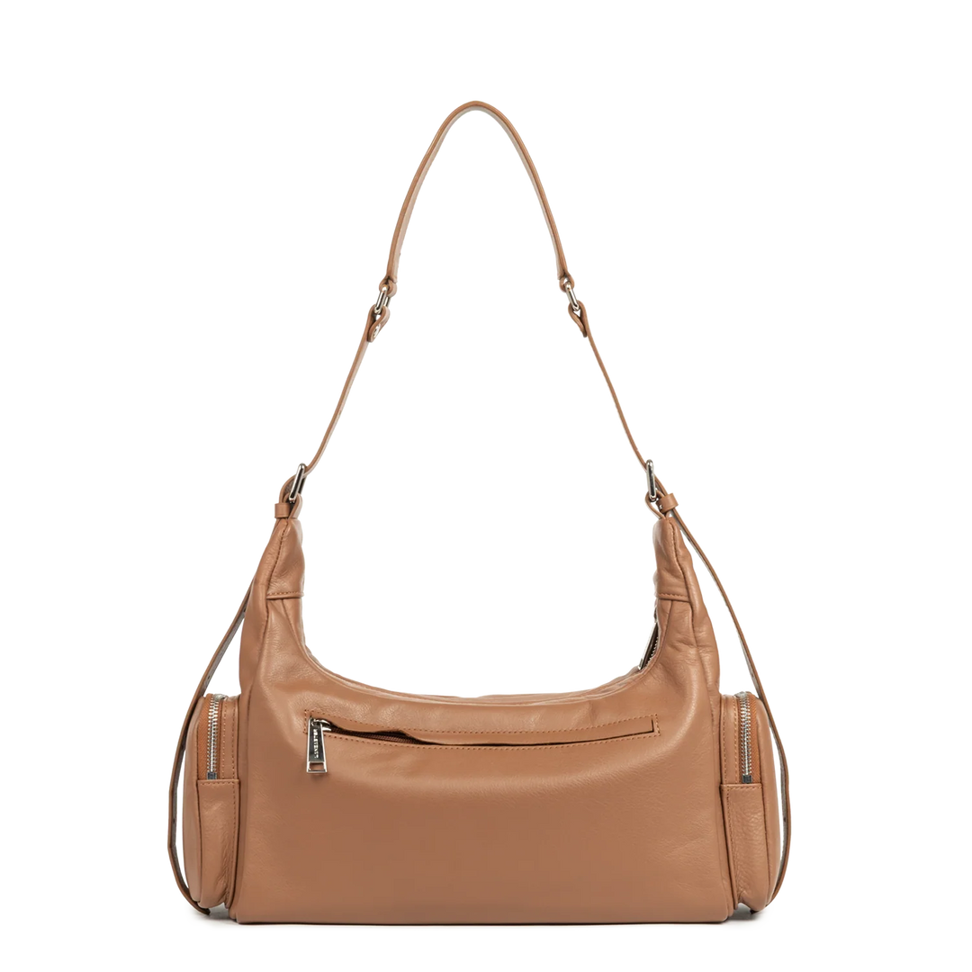 Sac besace Soft Caramella Lancaster