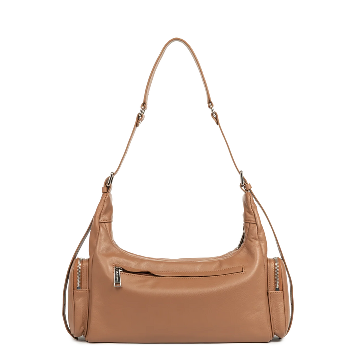 Sac besace Soft Caramella Lancaster