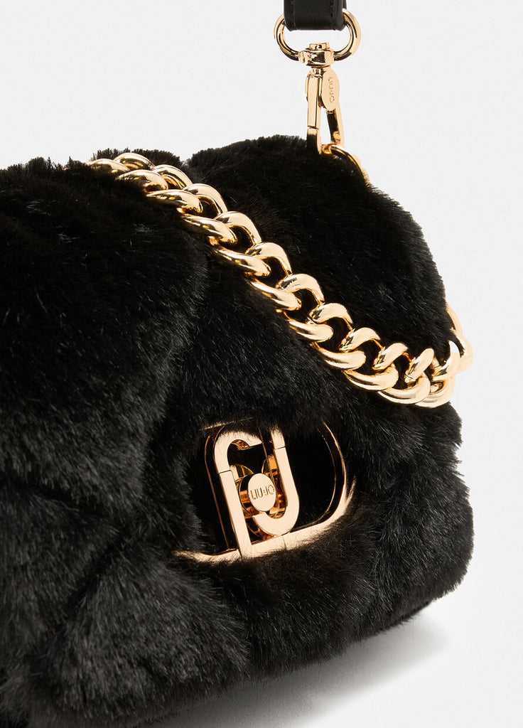 Sac petit format LaPuffy en imitation fourrure