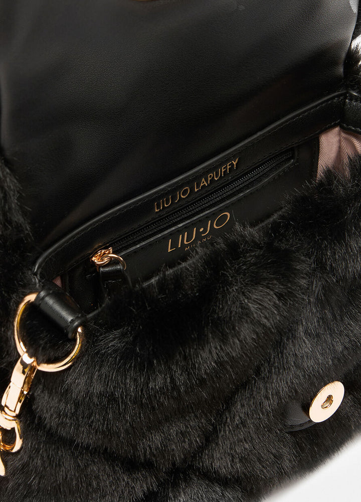 Sac petit format LaPuffy en imitation fourrure