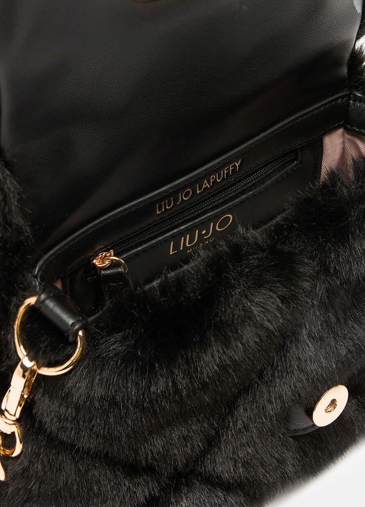 Sac petit format LaPuffy en imitation fourrure