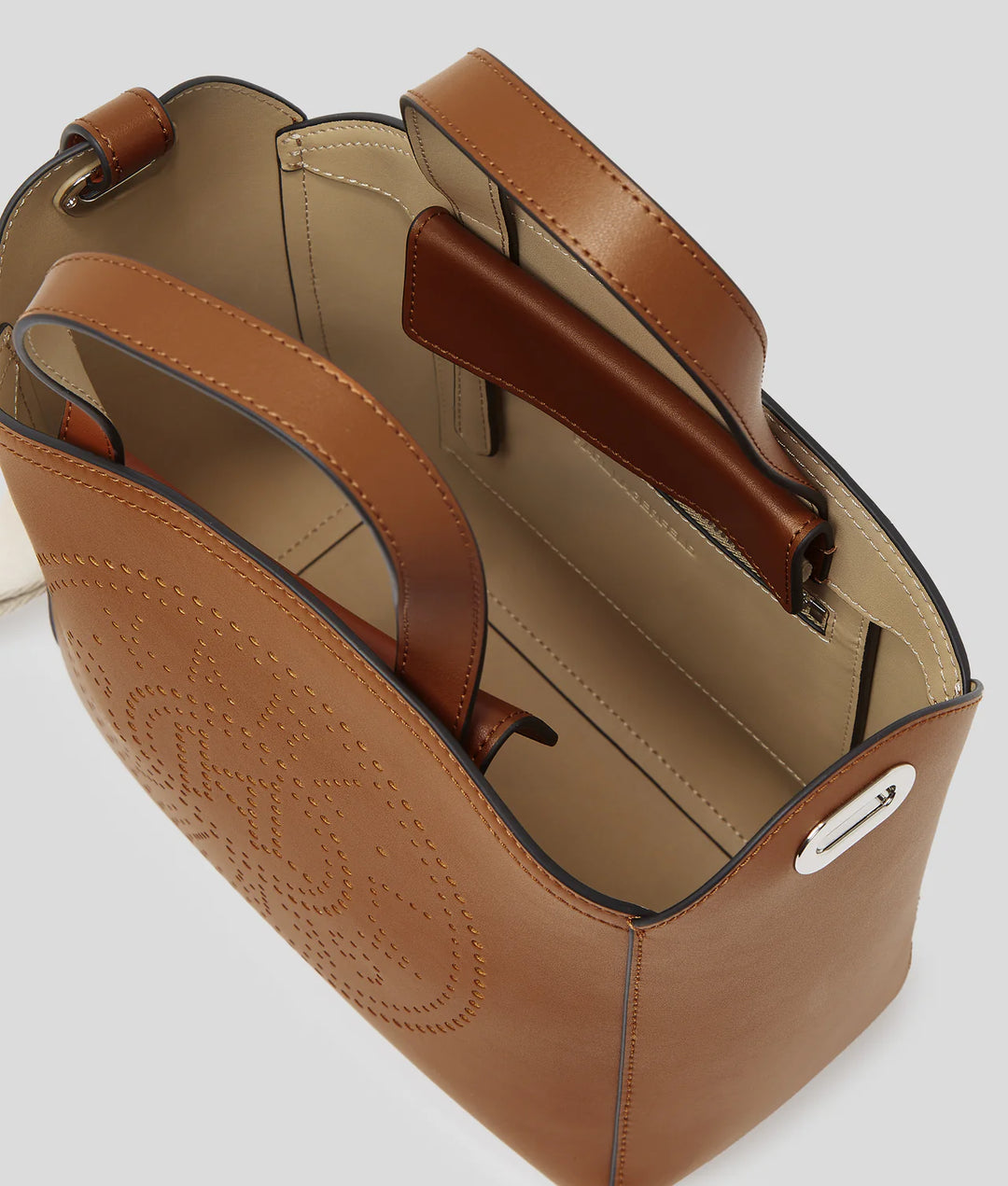 Petit sac cabas perforé K/Circle Karl Lagerfeld