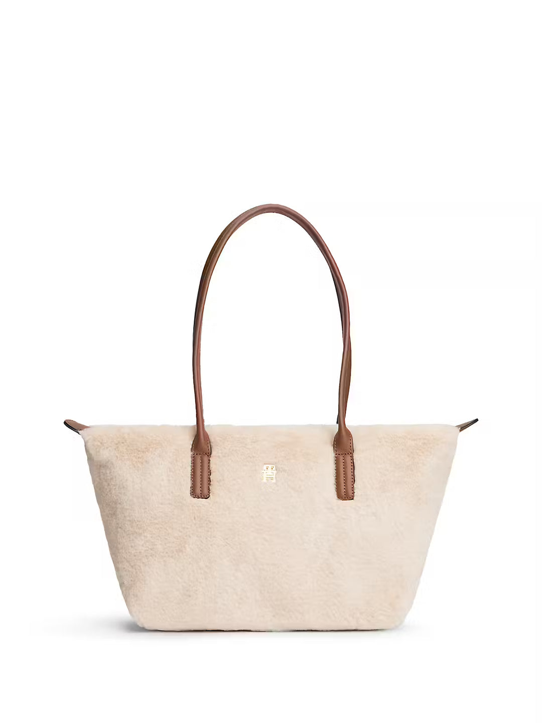 Sac Popette East West faux fur