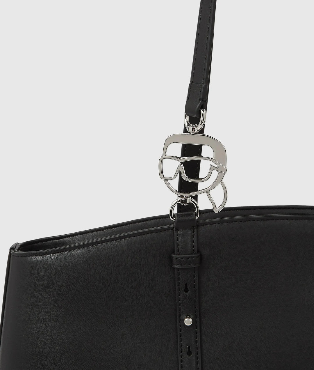 Grand sac en toile Ikon lisse Karl Lagerfeld