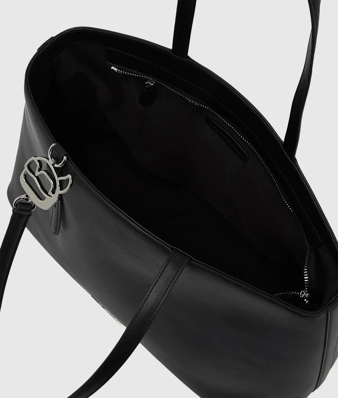 Grand sac en toile Ikon lisse Karl Lagerfeld