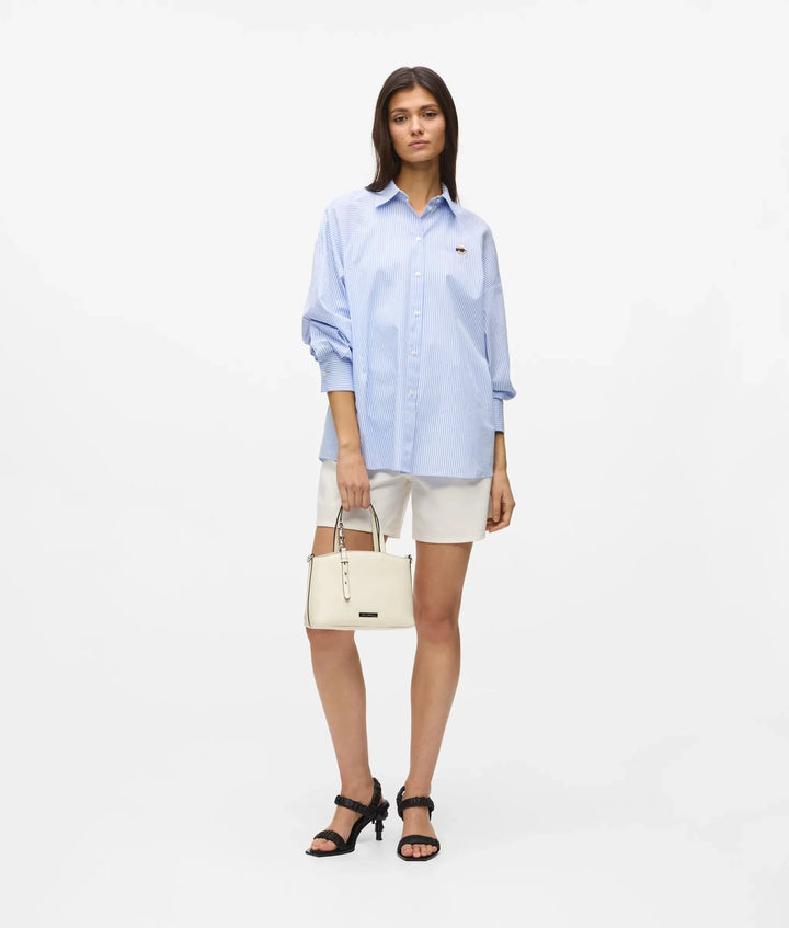 Petit sac en toile lisse Ikon Karl Lagerfeld