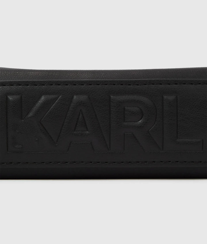 Sac caméra lisse Ikon Karl Lagerfeld