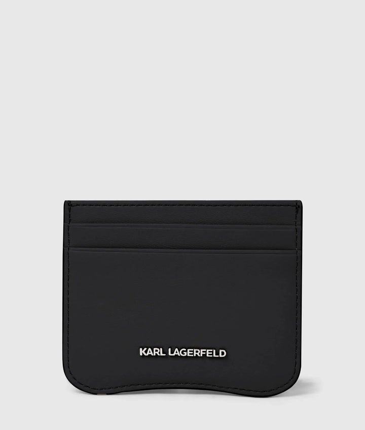 Porte-cartes lisse Ikon Karl Lagerfeld