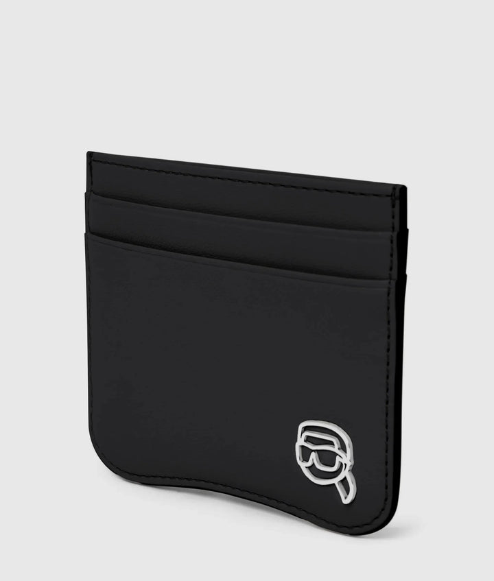 Porte-cartes lisse Ikon Karl Lagerfeld