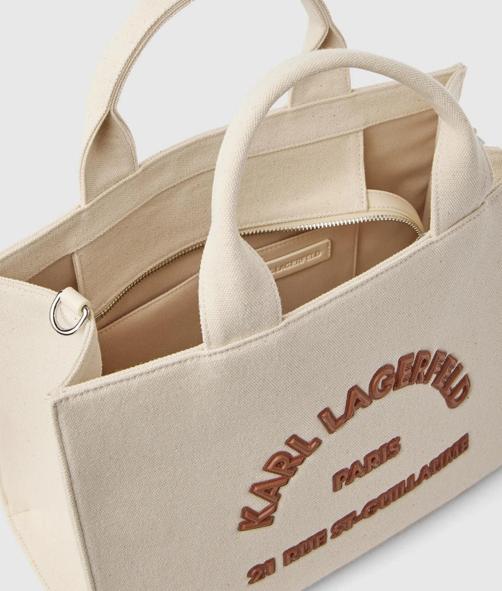 Tote bag Medium en toile Rue St-Guillaume Karl Lagerfeld