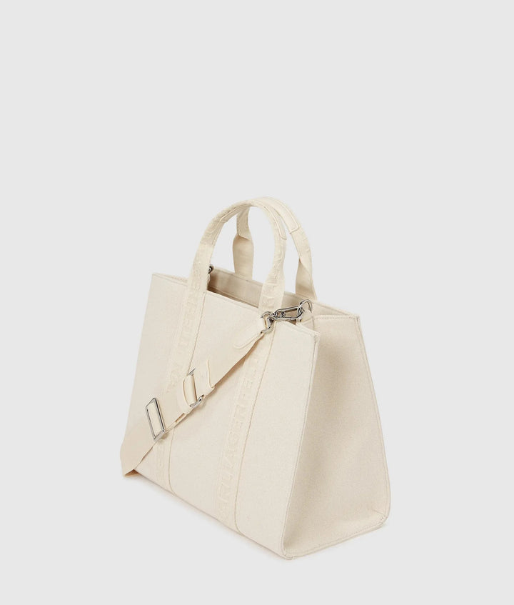 Sac en toile rectangulaire avec broche Ikon Choupette Karl Lagerfeld