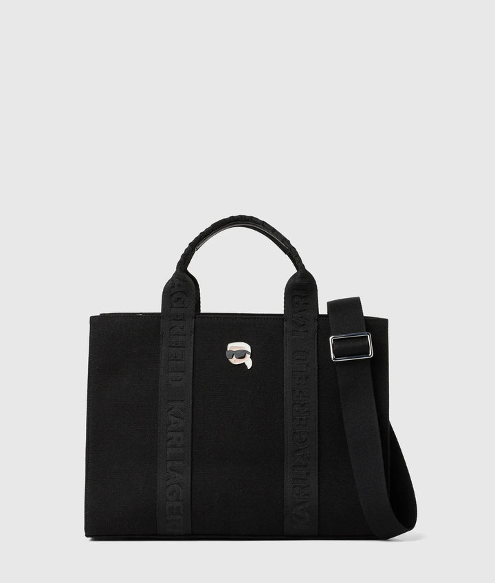 Sac en toile carré à broche Ikon Karl Lagerfeld