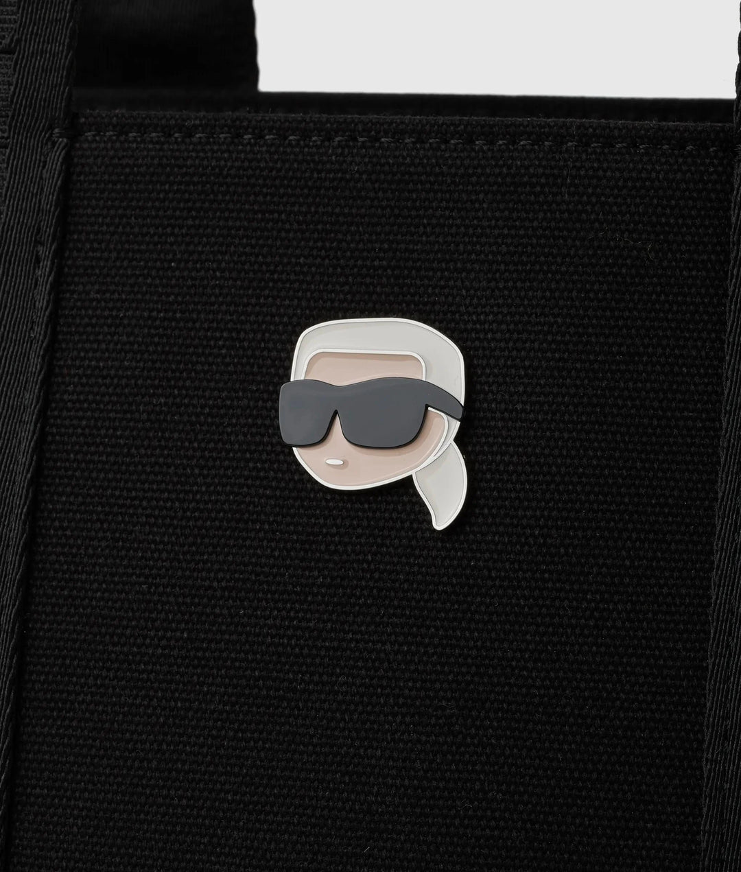 Sac en toile carré à broche Ikon Karl Lagerfeld