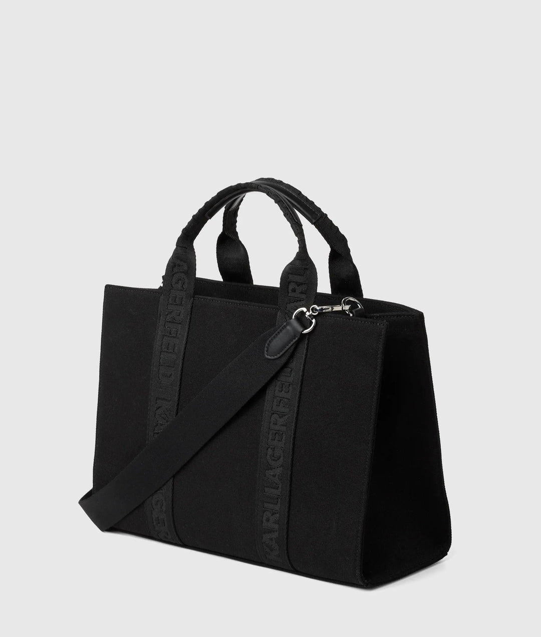 Sac en toile carré à broche Ikon Karl Lagerfeld