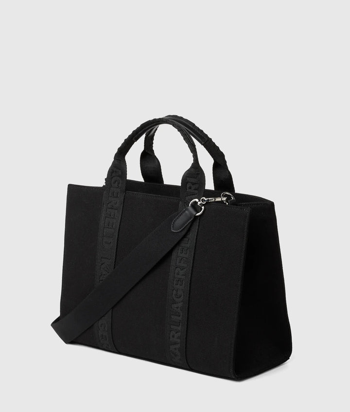 Sac en toile carré à broche Ikon Karl Lagerfeld