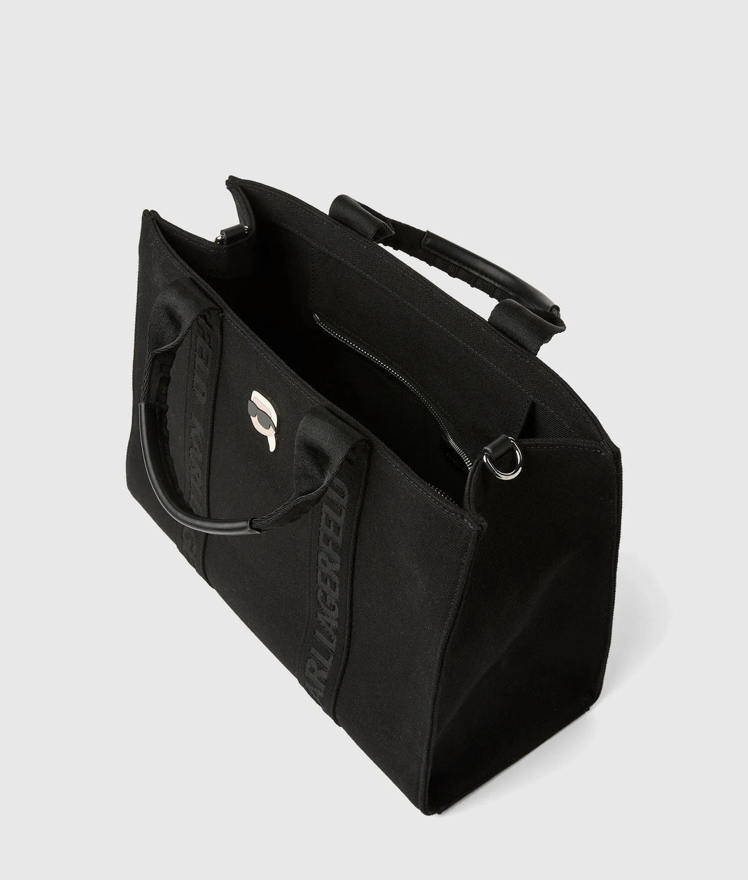 Sac en toile carré à broche Ikon Karl Lagerfeld