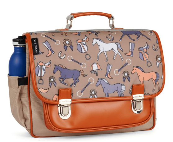 Cartable 38 cm Manege Caramel &amp; Cie