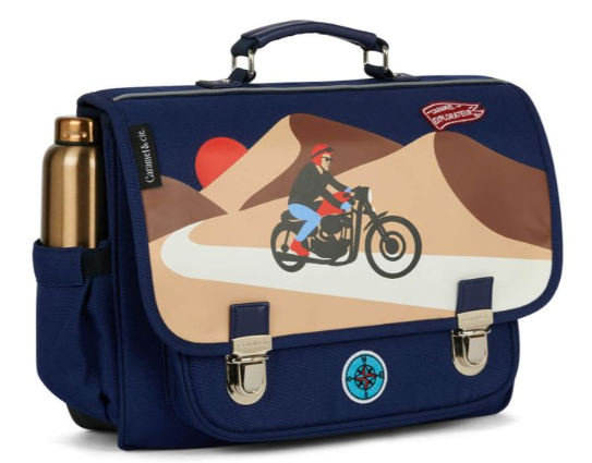 Cartable 38 cm Rallye Explorer Caramel &amp; Cie