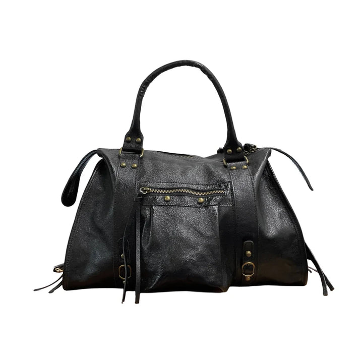Sac en cuir irisé Large Capucine