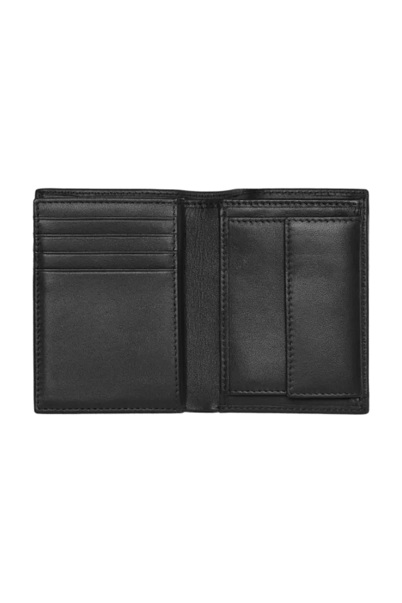 Porte-cartes flap avec porte-monnaie