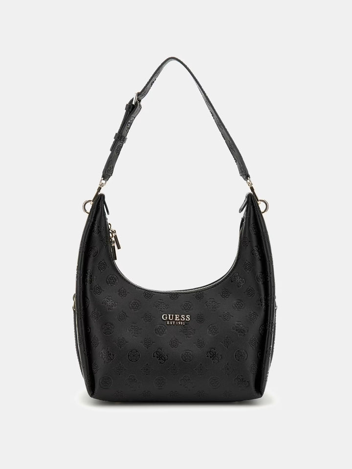 Sac hobo Phoebe 4G logo pivoine Guess