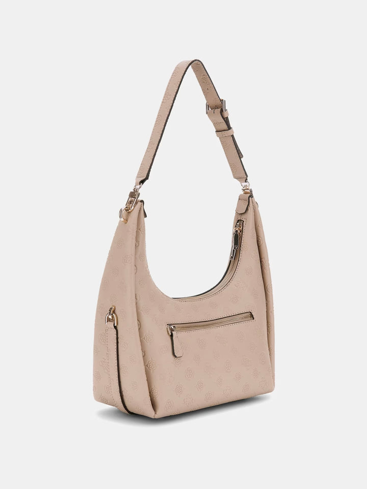 Sac hobo Phoebe 4G logo pivoine Guess