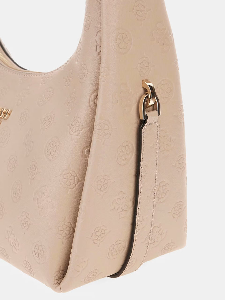Sac hobo Phoebe 4G logo pivoine Guess