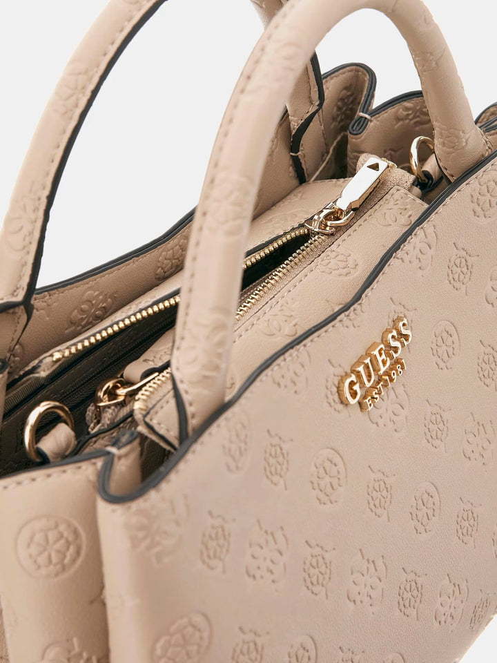 Sac à main Phoebe 4G logo pivoine Guess