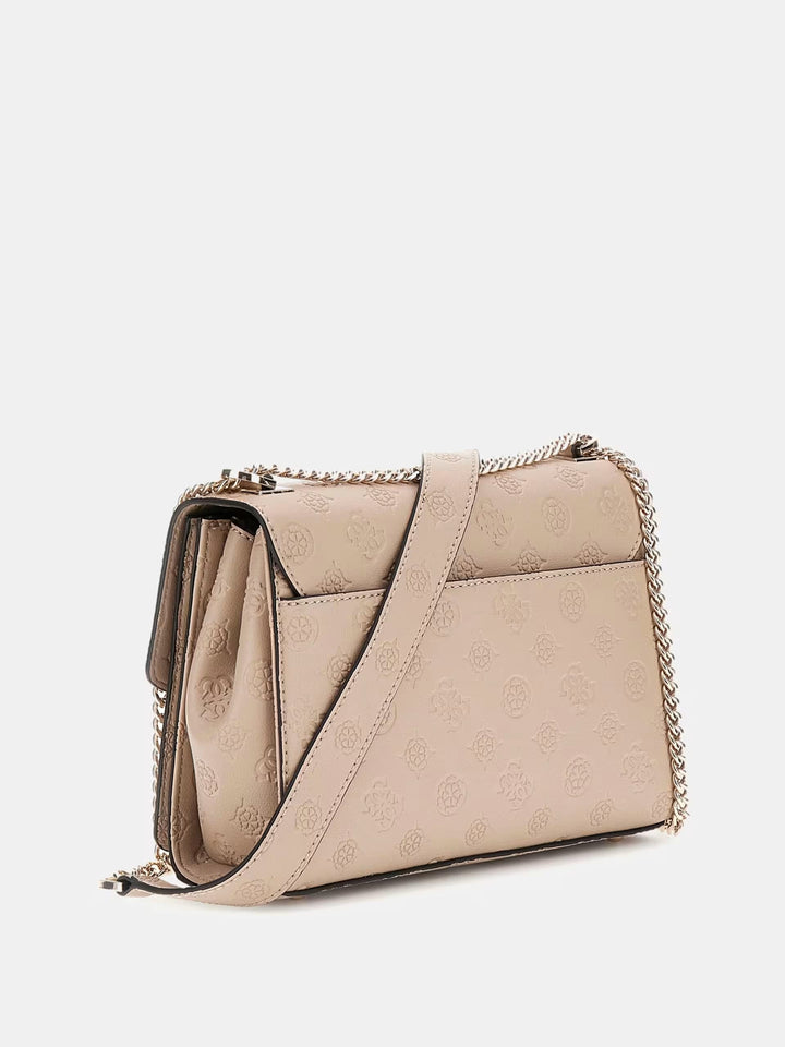 Mini sac à bandoulière Phoebe 4G logo pivoine Guess
