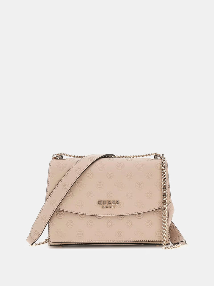 Mini sac à bandoulière Phoebe 4G logo pivoine Guess