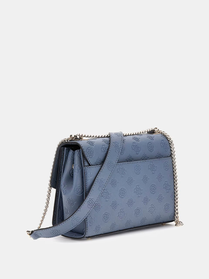 Mini sac à bandoulière Phoebe 4G logo pivoine Guess