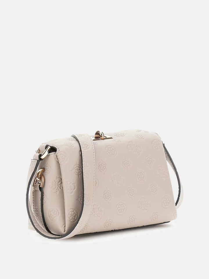 Mini sac à bandoulière Phoebe 4G logo pivoine Guess