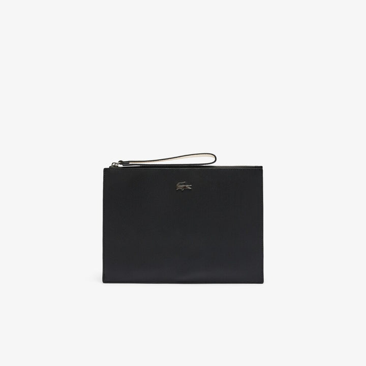 Pochette Anna en toile enduite piquée
