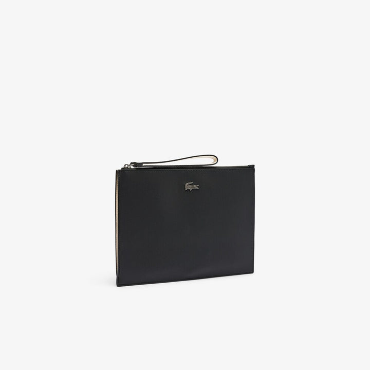 Pochette Anna en toile enduite piquée