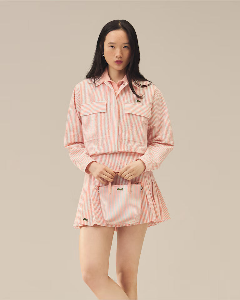 Mini sac cabas L.12.12 Concept rayé
