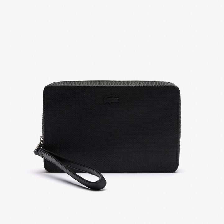 Trousse zippée Chantaco en cuir piqué