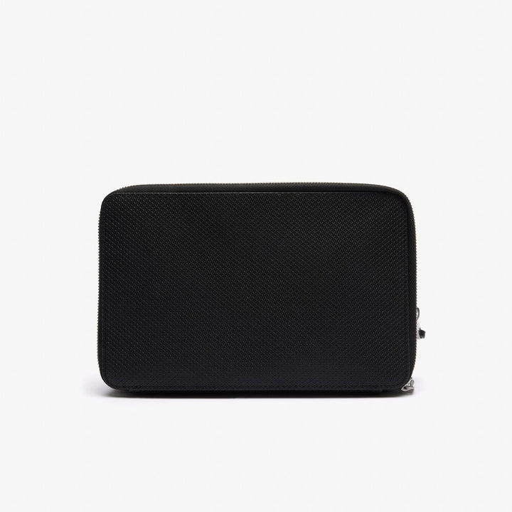 Trousse zippée Chantaco en cuir piqué