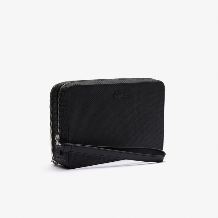 Trousse zippée Chantaco en cuir piqué