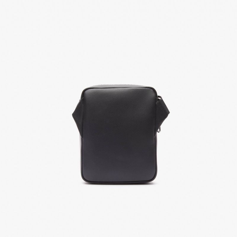 Sacoche homme Lacoste avec poche plate et marquage contrasté